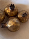 Distressed Gold Pomegranate