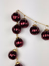 Embossed Mercury Ornament Garland