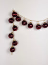 Embossed Mercury Ornament Garland