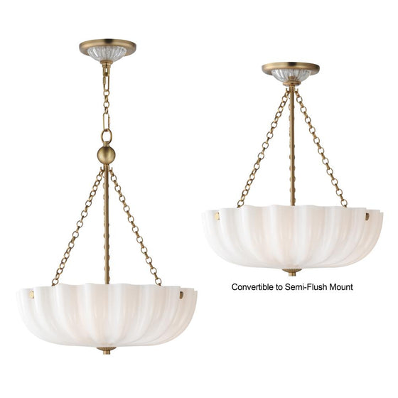 Bundt Medium Pendant / Semi-Flush Mount