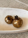 Distressed Gold Pomegranate