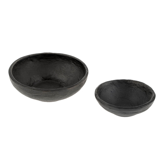 Cast Iron Bowls, Set of 2