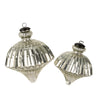 Giant Glass Onion Ornament - Silver