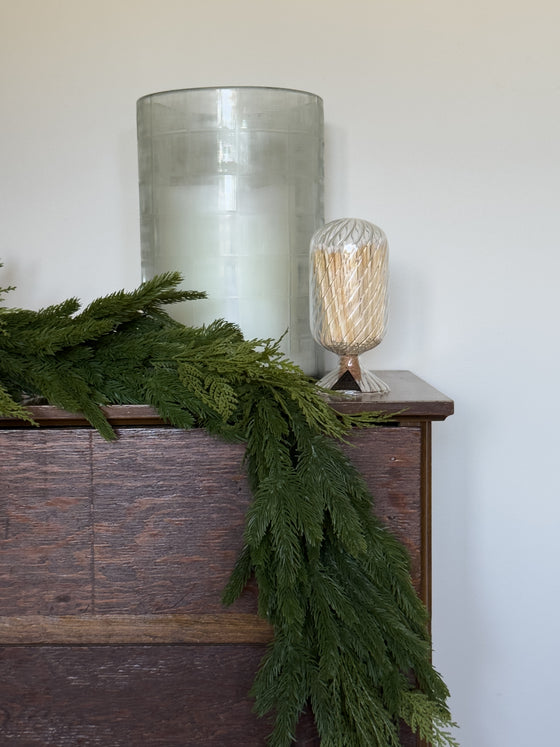 6' Fresh Touch Spruce & Cedar Garland