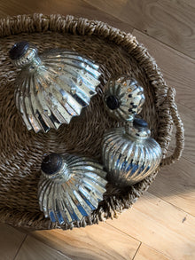  Giant Glass Onion Ornament - Silver