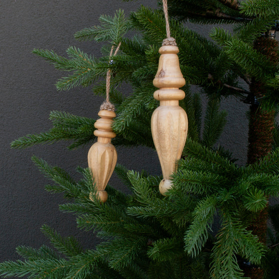 Natural Finial Ornaments
