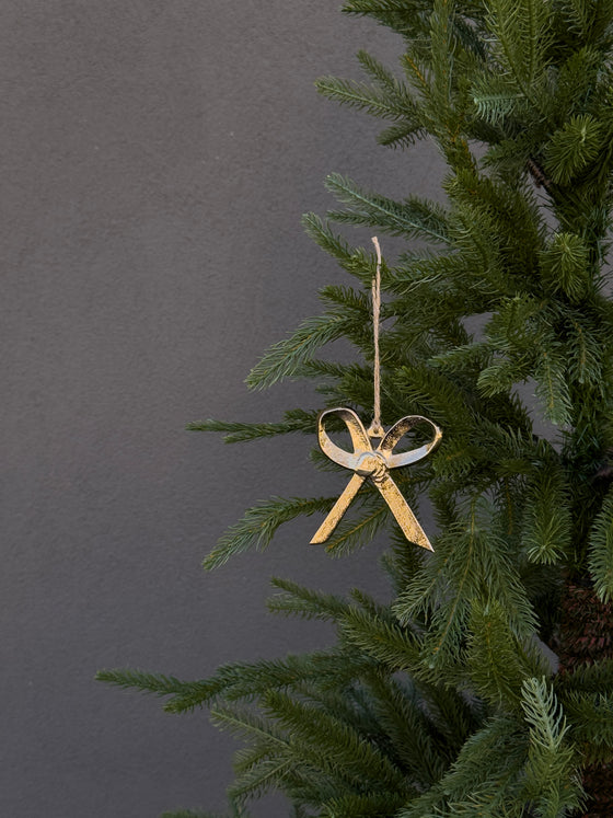 Gold Bow Ornament
