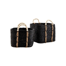  Black Beaded Basket