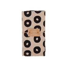  Black Circle Napkins - Set of Four