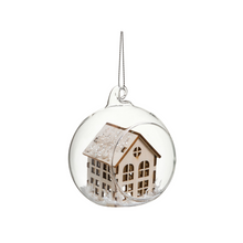  Glass House Ornament