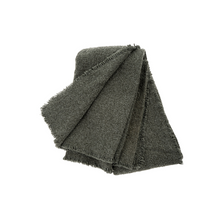  Fringed Boucle Bed Blanket - Forest