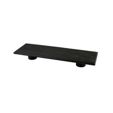  Footed Acacia Tray - Black