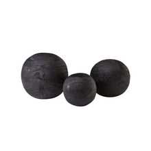  Decorative Black Wood Sphere