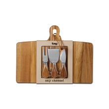  Long Paddle Board & Cheese Knives Set