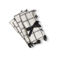  Black Tassel Napkin S/4