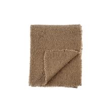  Sable Fringe Throw - Beige