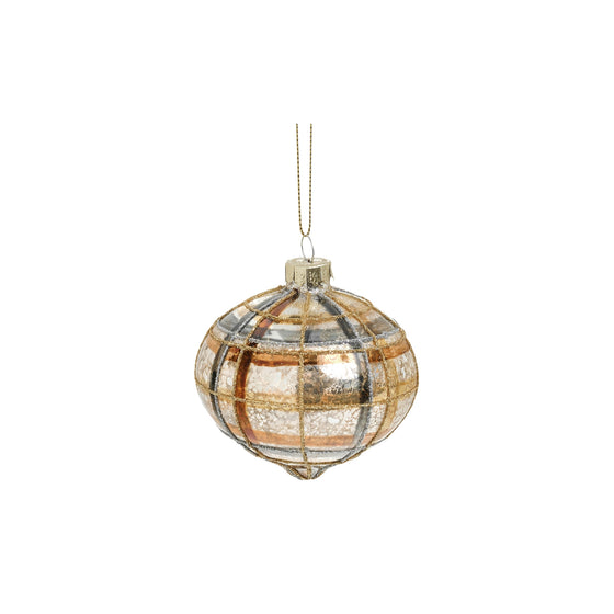 Check Glass Ornament - Onion