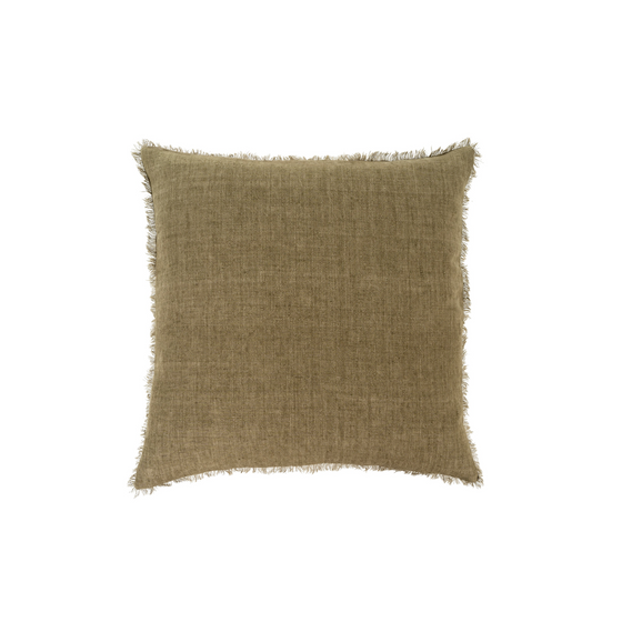 Lina Linen Pillow - Kelp