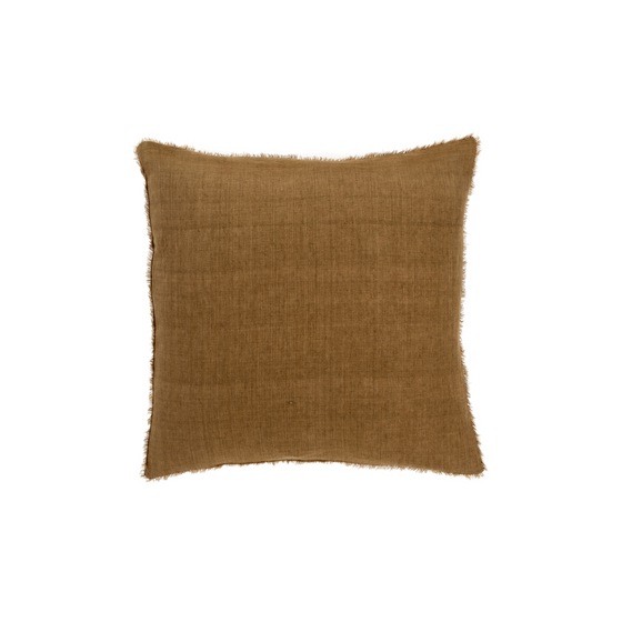 Lina Linen Pillow - Tawny