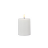 White Pillar Battery Candle