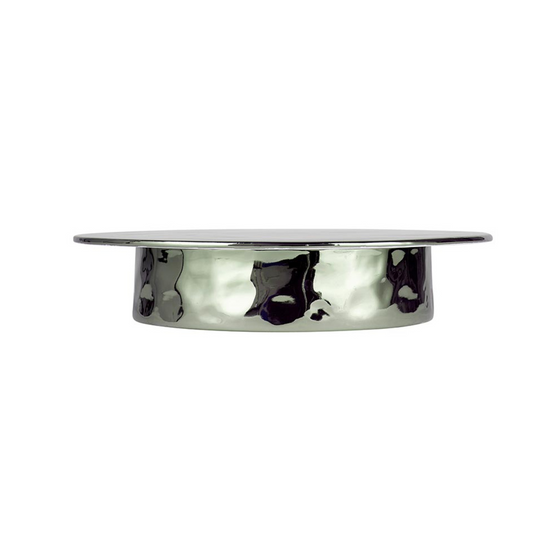 Ceramic Luster Pedestal - Moss
