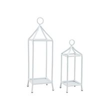  White Bamboo Lanterns