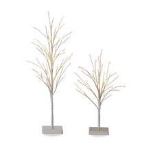  Glint LED Trees - White