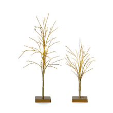  Glint LED Trees - Gold
