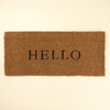 Hello Coir Doormat