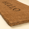 Hello Coir Doormat