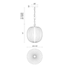Cherise Medium Pendant