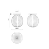 Cherise Small Flushmount