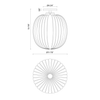 Cherise Medium Flushmount