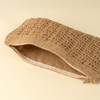 Crocheted Jute Pouch - Natural