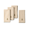 Festive Trees Embroidered Napkins