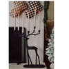 Nordic Stag Candle Holder - Black