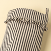 Ticking Stripe Stocking - Black