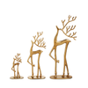 Prancing Gold Iron Deer - Small