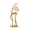Prancing Gold Iron Deer - Medium