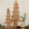 Winter Wooden Carved Tree - 2 Sizes