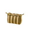 Block Print Stripe Pouch - Olive - Small