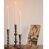 Ember Forged Candlestick - Rustic Brass - Large