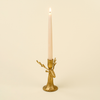 Reindeer Forged Candlestick