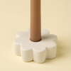 Daisy Candle Holder - White