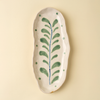 Painted Petals Oval Plate