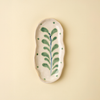 Painted Petals Oval Plate