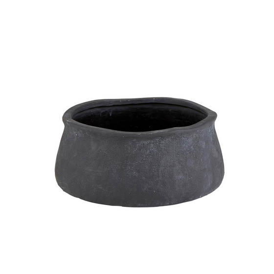 Matte Textured Vase - Black