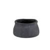 Matte Textured Vase - Black
