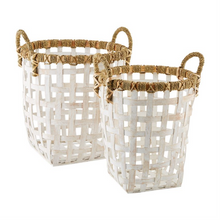  White Rattan Basket