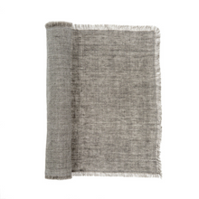  72" Linen Table Runner - Warm Grey